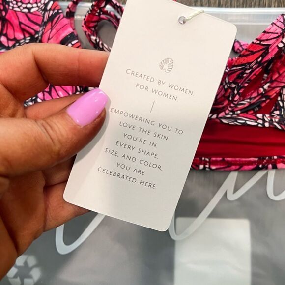 NWT Toluca Amina Bikini Top Waist Wrap Triangle Papillon Size M/L - Picture 5 of 7